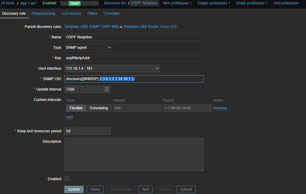 No snmp data collection zabbix что это